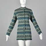 1970s Pierre Balmain Metallic Tunic Top