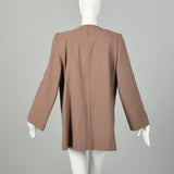Large 1940s Gabardine Clutch Swing Coat