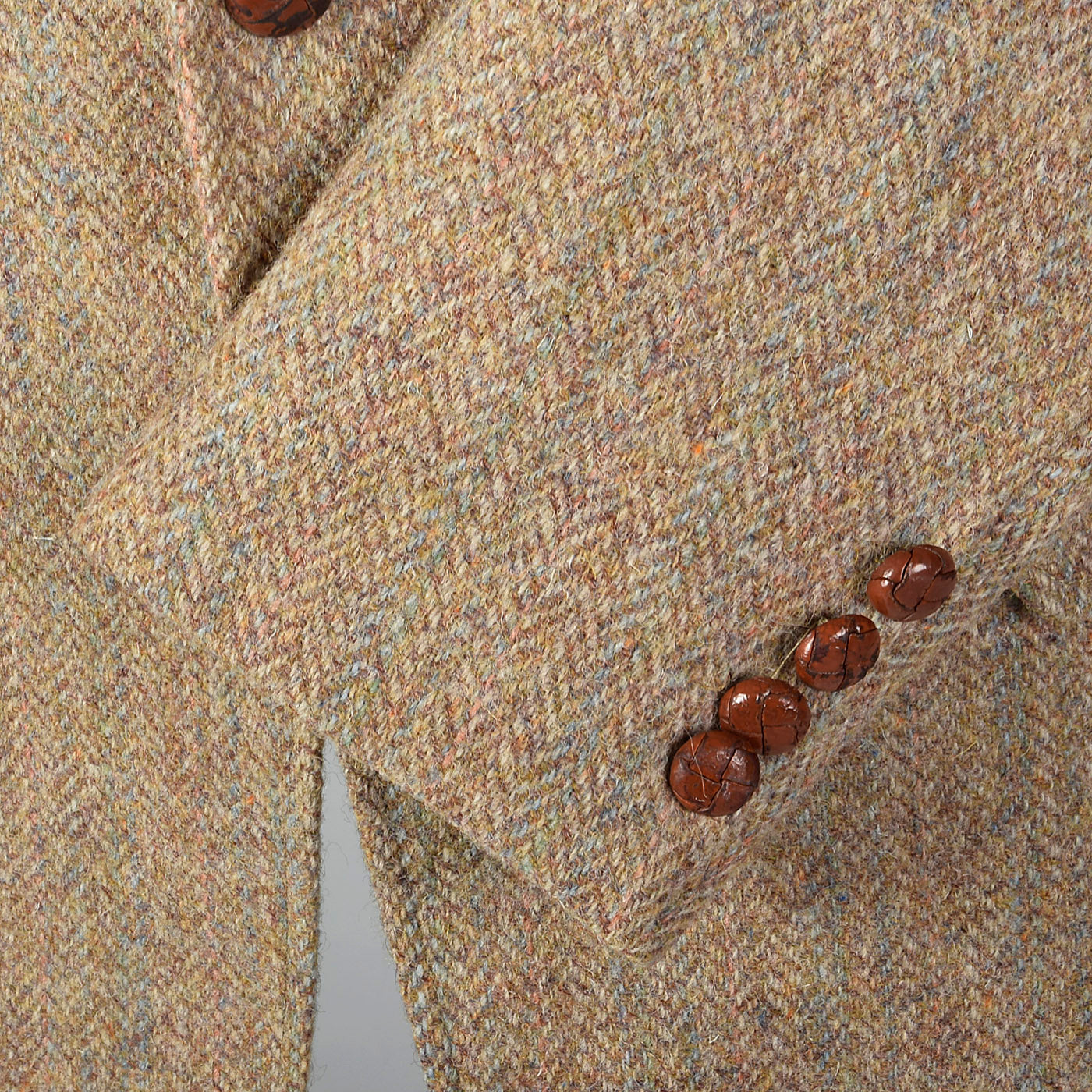 1970s Harris Tweed Tan Jacket