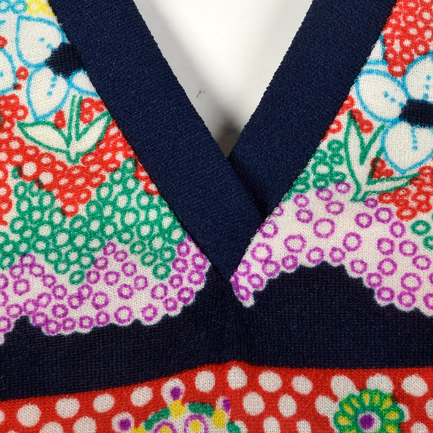 1970s Psychedelic Print Maxi Dress with Bell Sleeves