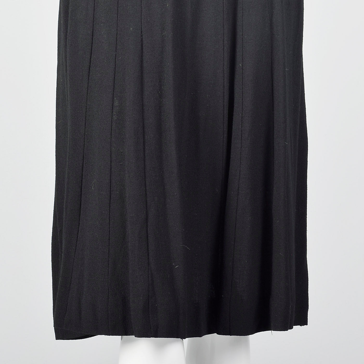 1930s Black Dress with Illusion Jacket