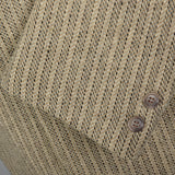 1950s Tan Tweed Stripe Jacket with Convertible Pockets