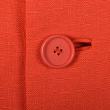 1960s Geoffrey Beene Orange Linen Skirt Suit