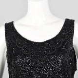 Medium 1960s Beaded Sleeveless Blouse