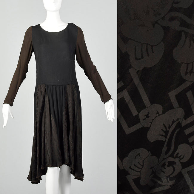 1920s XS Deco Day Dress