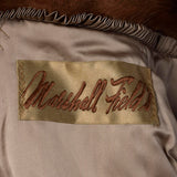 1950s Mink Coat with Dramatic Scalloped Collar