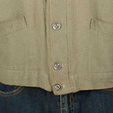 Large 1950s Men's Cardigan Jacket Olive