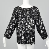 1960s Sequin Top with Scallop Design