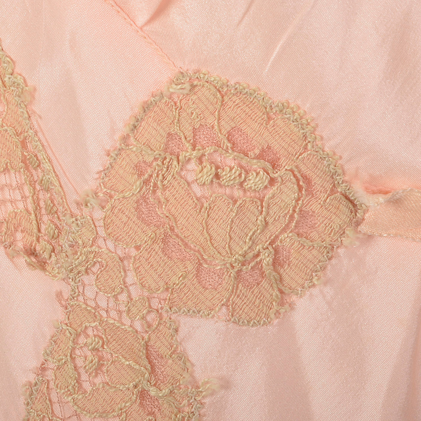 1920s Pink Silk Jumpsuit Pajamas