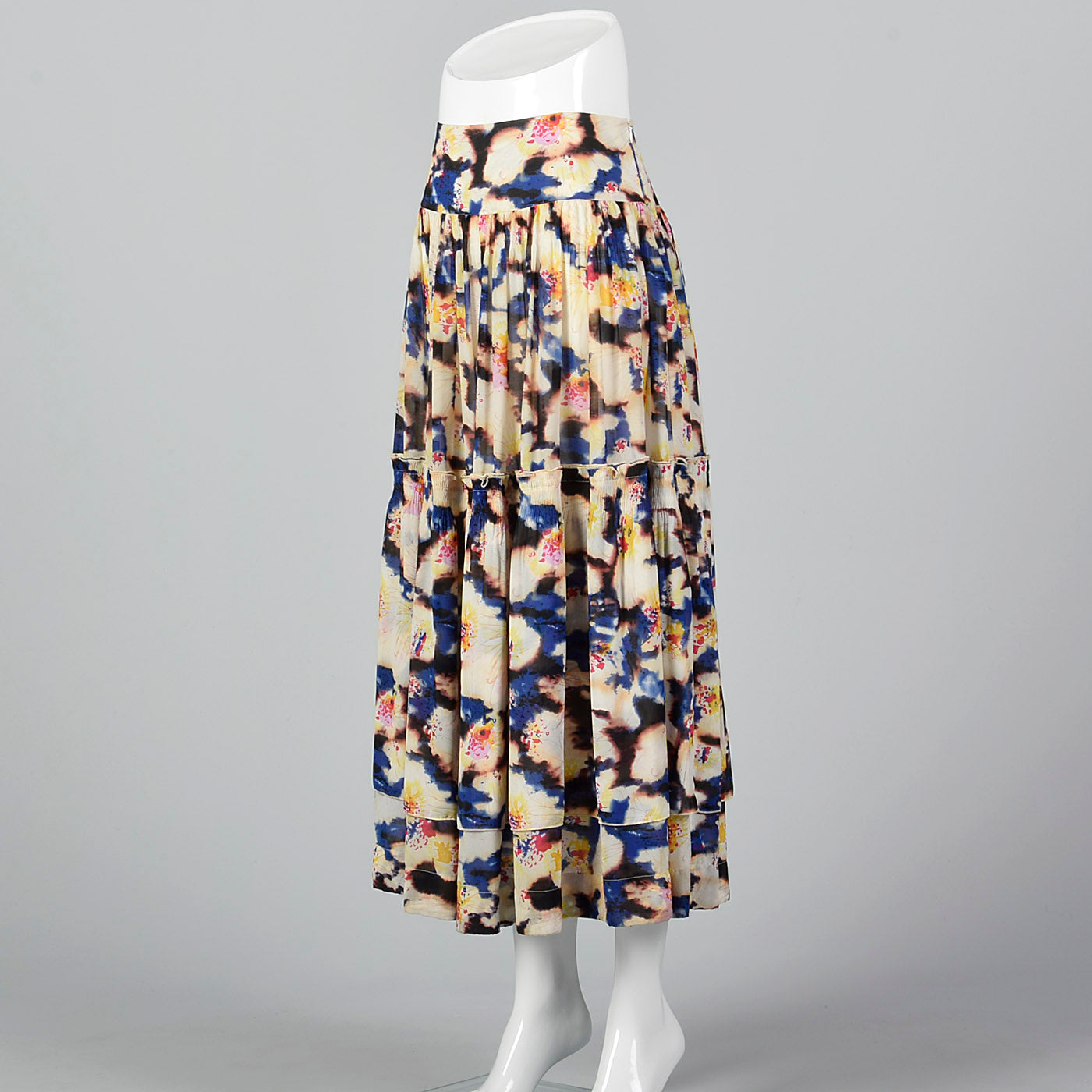 1990s Diane Von Furstenberg Peasant Skirt