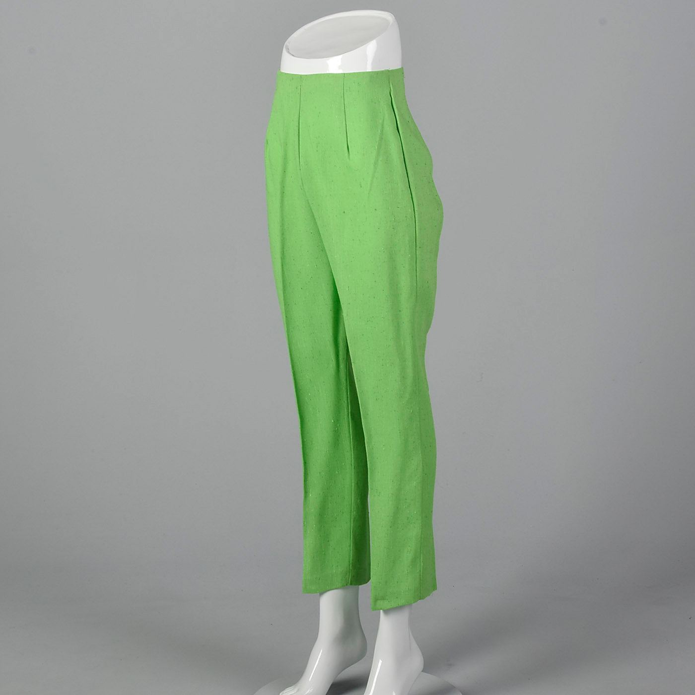 1960s Bright Green Cigarette Pants