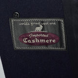 1950s Mens Wool and Cashmere Blend Navy Coat
