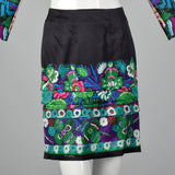 2010s Roberto Cavalli Signed Skirt Set