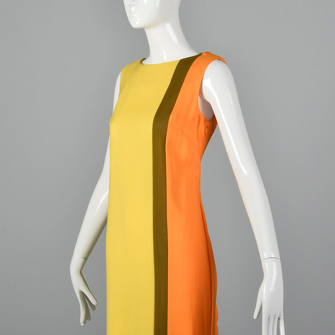 1960s Deadstock Colorblock Shift Dress