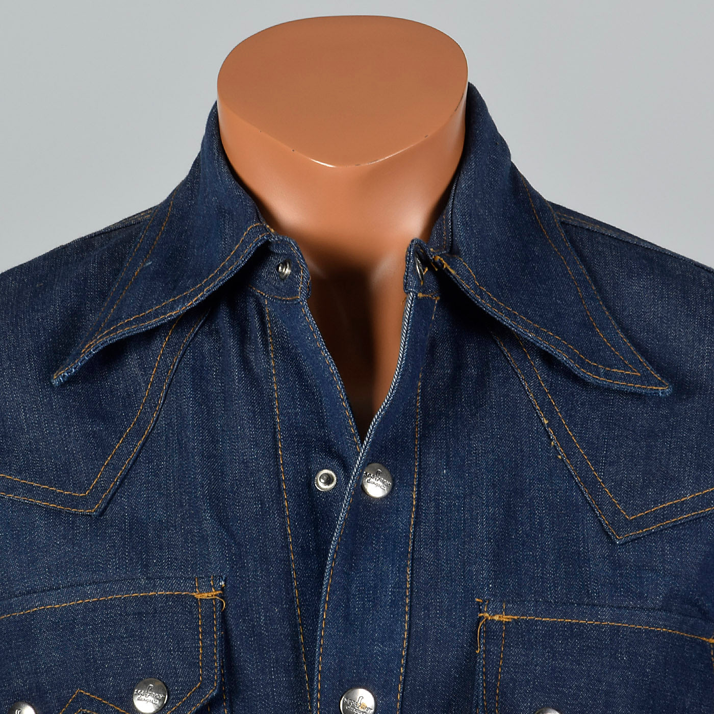 1970s Deadstock Seafarer Denim Shirt