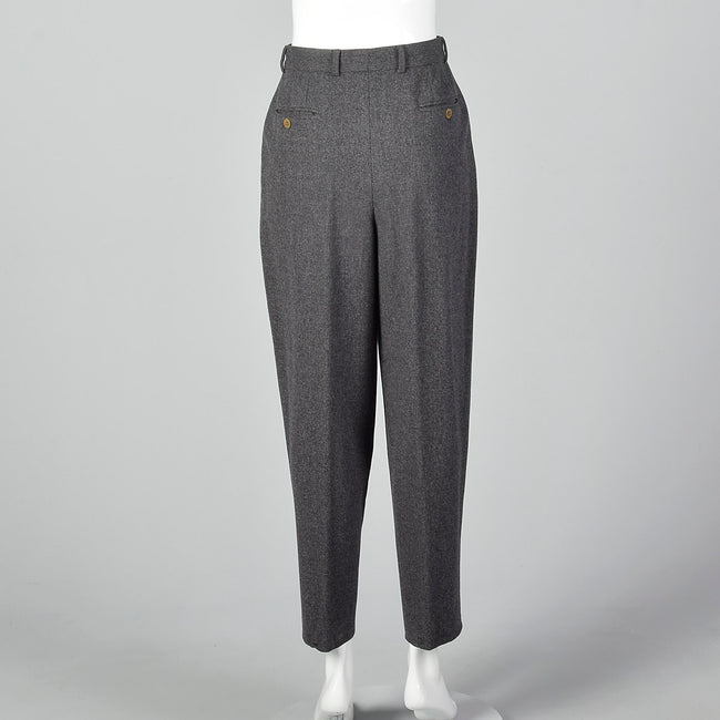 1990s Giorgio Armani Soft Wool Blend Pants