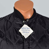 Small 1960s Deadstock Black Cold Proof Jacket