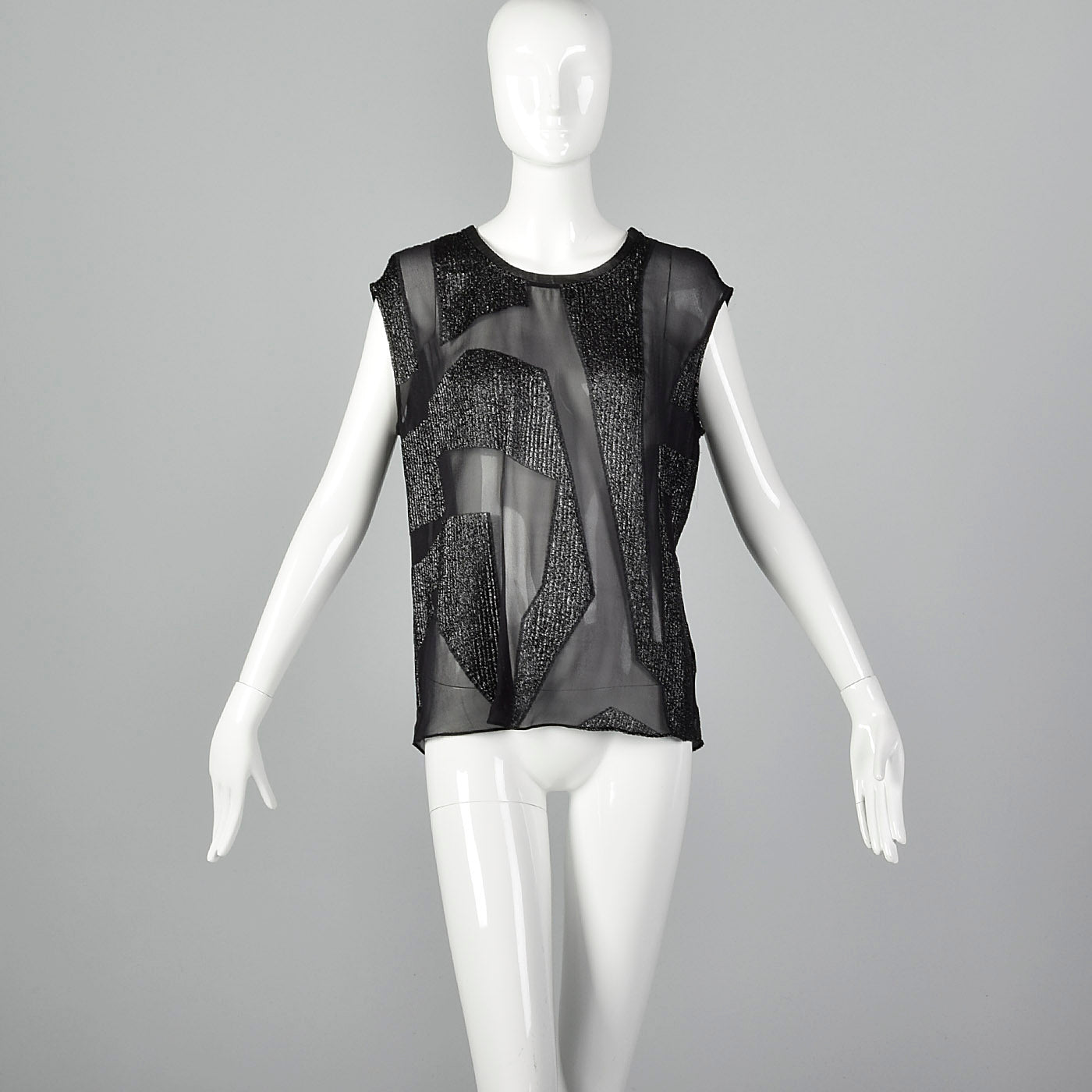 2010s Helmut Lang Black Tank Top