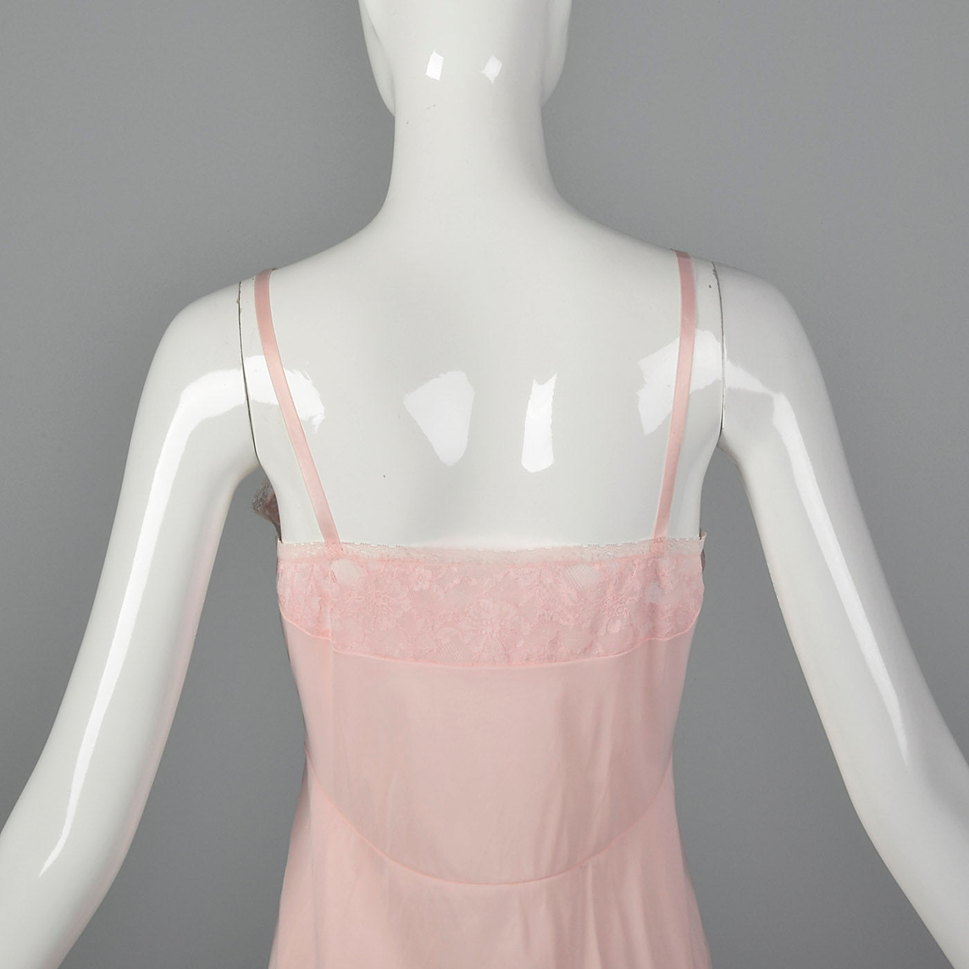 1950s Vanity Fair Pink Slip with Lace Bust