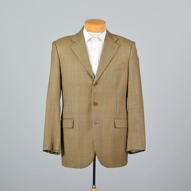 1990s Italian Plaid Jacket