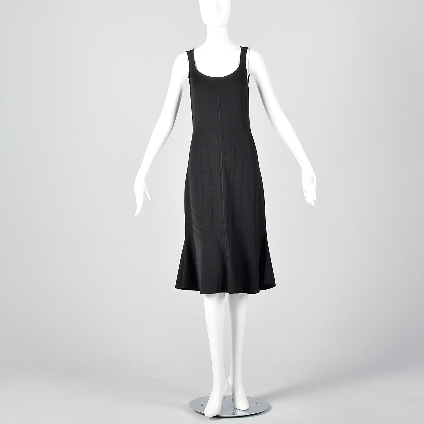 2010s Giorgio Armani Black Knit Dress