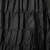 XL 1940s Black Silk Taffeta Gown
