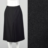 Small J. Tiktiner 1960s Black A Line Skirt