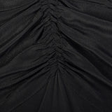 Small Balenciaga Dress Slinky Silk Bias Cut Black Dress