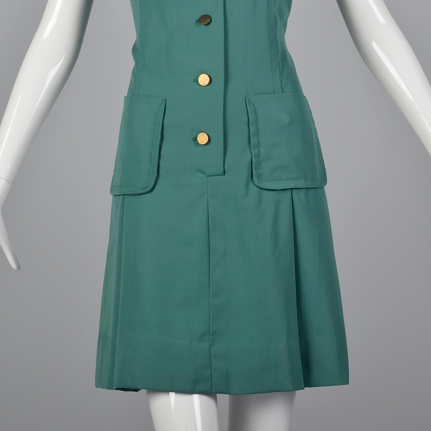 1960s Official Girl Scout Leader Uniform Dress