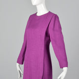 1980s Carolina Herrera Purple Dress