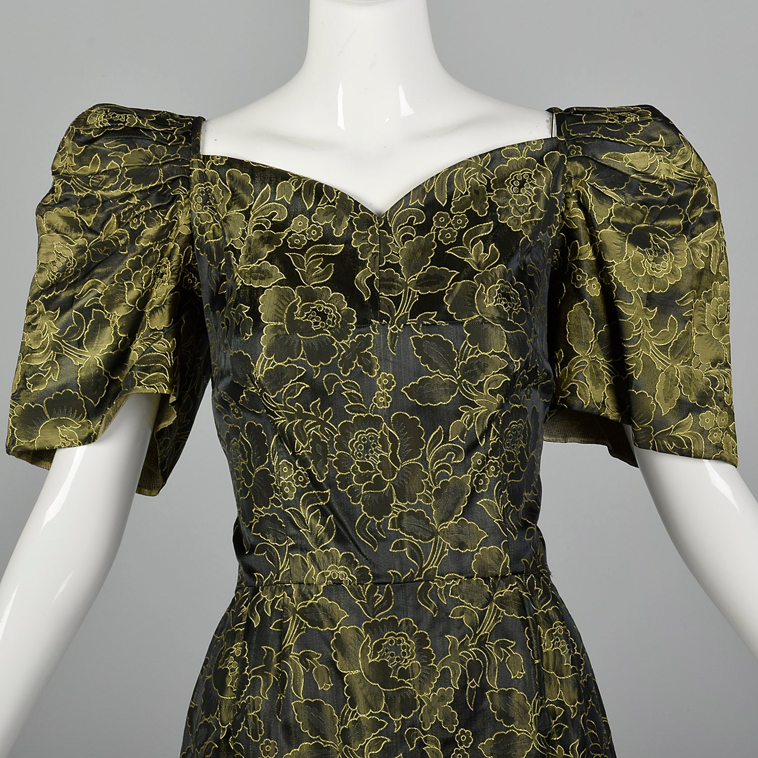 Small 1940s Damask Evening Gown