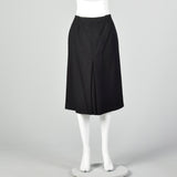 Small J. Tiktiner 1960s Black A Line Skirt