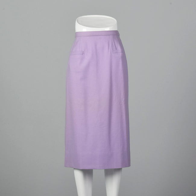 1950s Lavender Pencil Skirt