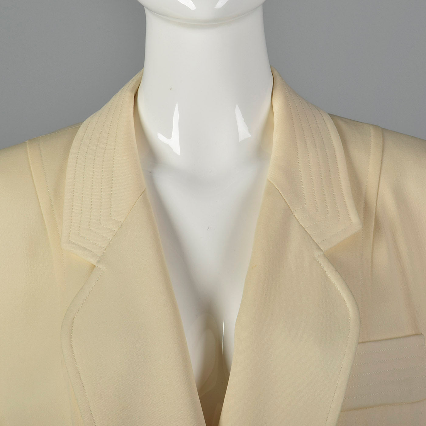 1980s Louis Feraud Cream Blazer