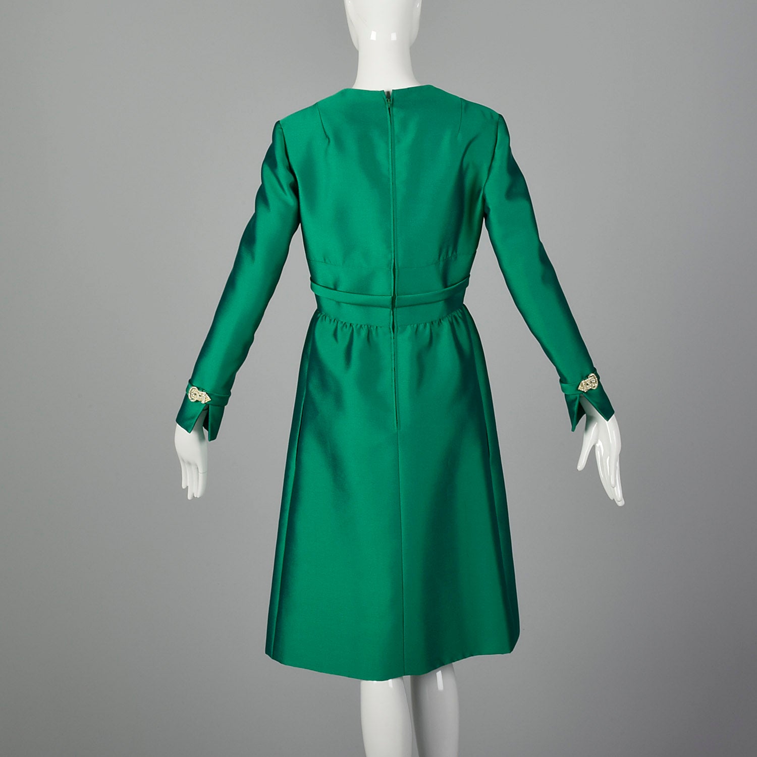 Small Late 1960s Emerald Green Dress