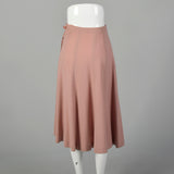 XS 1940s Dust Pink Skirt