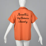 1960s Bowling Shirt with Chainstitch Embroidery