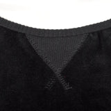 Small Sonia Rykiel 1990s Black Velour Top