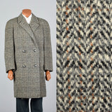1950s Mens Wool Tweed Frankfurt Coat