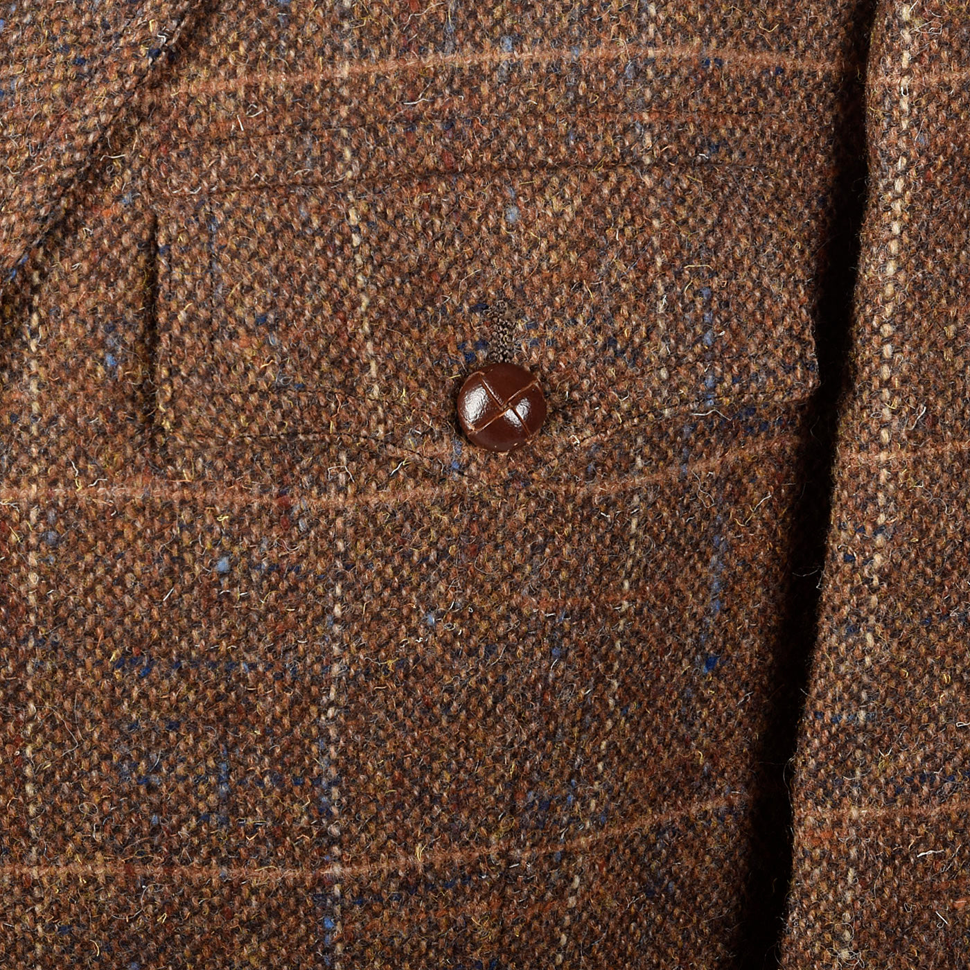 1970s Mens Saks Fifth Avenue Wool Tweed Shooting Jacket
