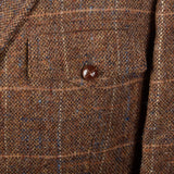 1970s Mens Saks Fifth Avenue Wool Tweed Shooting Jacket