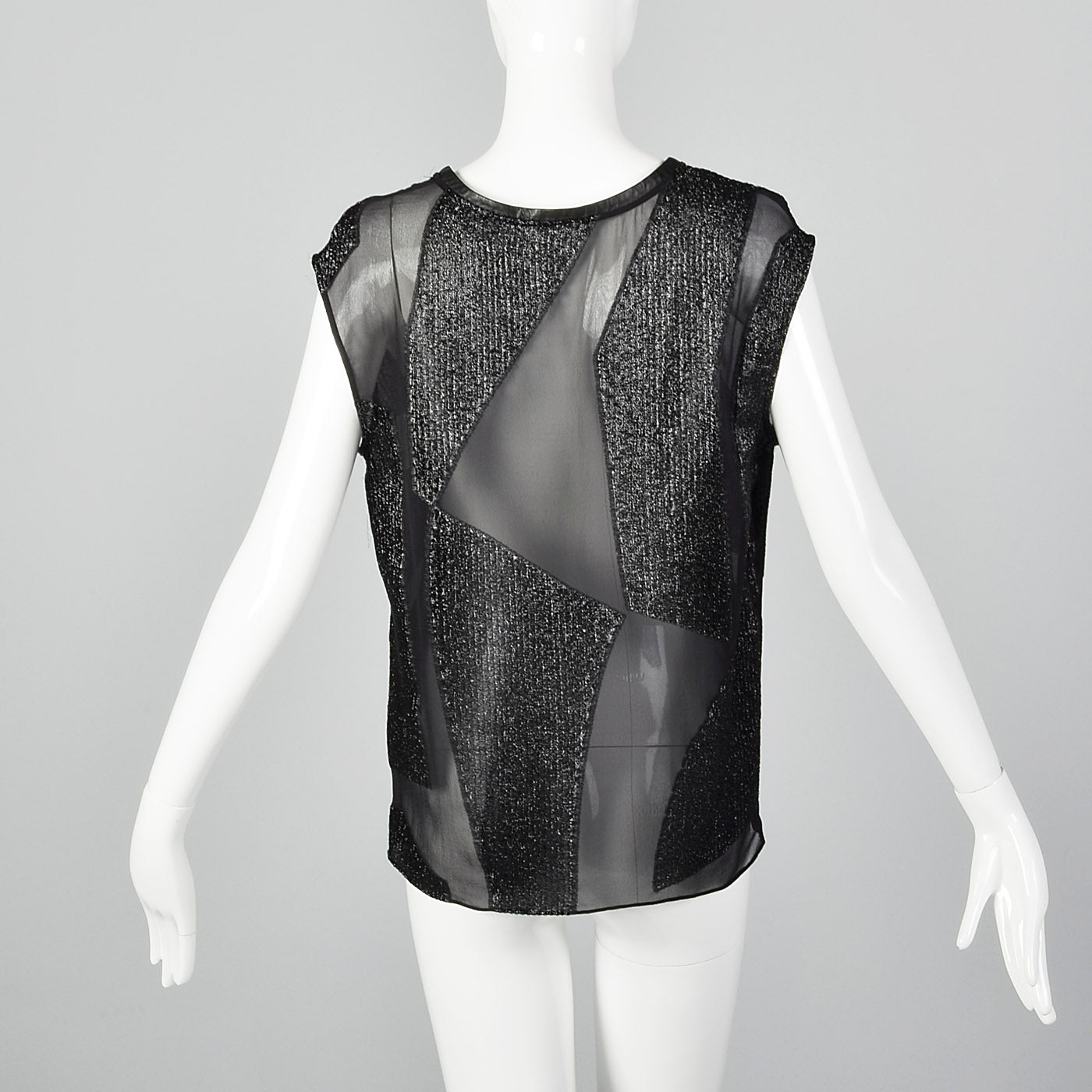 2010s Helmut Lang Black Tank Top