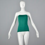 1970s Anne Klein Green Tube Top