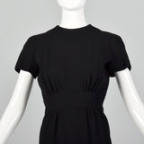 XXS 1960s Little Black Dress