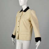 Medium Yves Saint Laurent Rive Gauche 1970s Cream Jacket