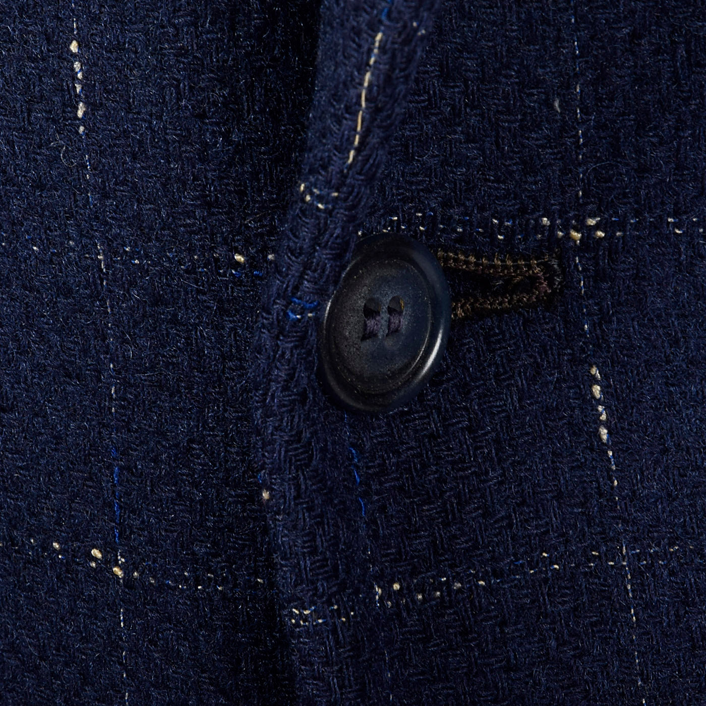 1950s Navy Blue Atomic Fleck Jacket