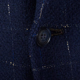 1950s Navy Blue Atomic Fleck Jacket