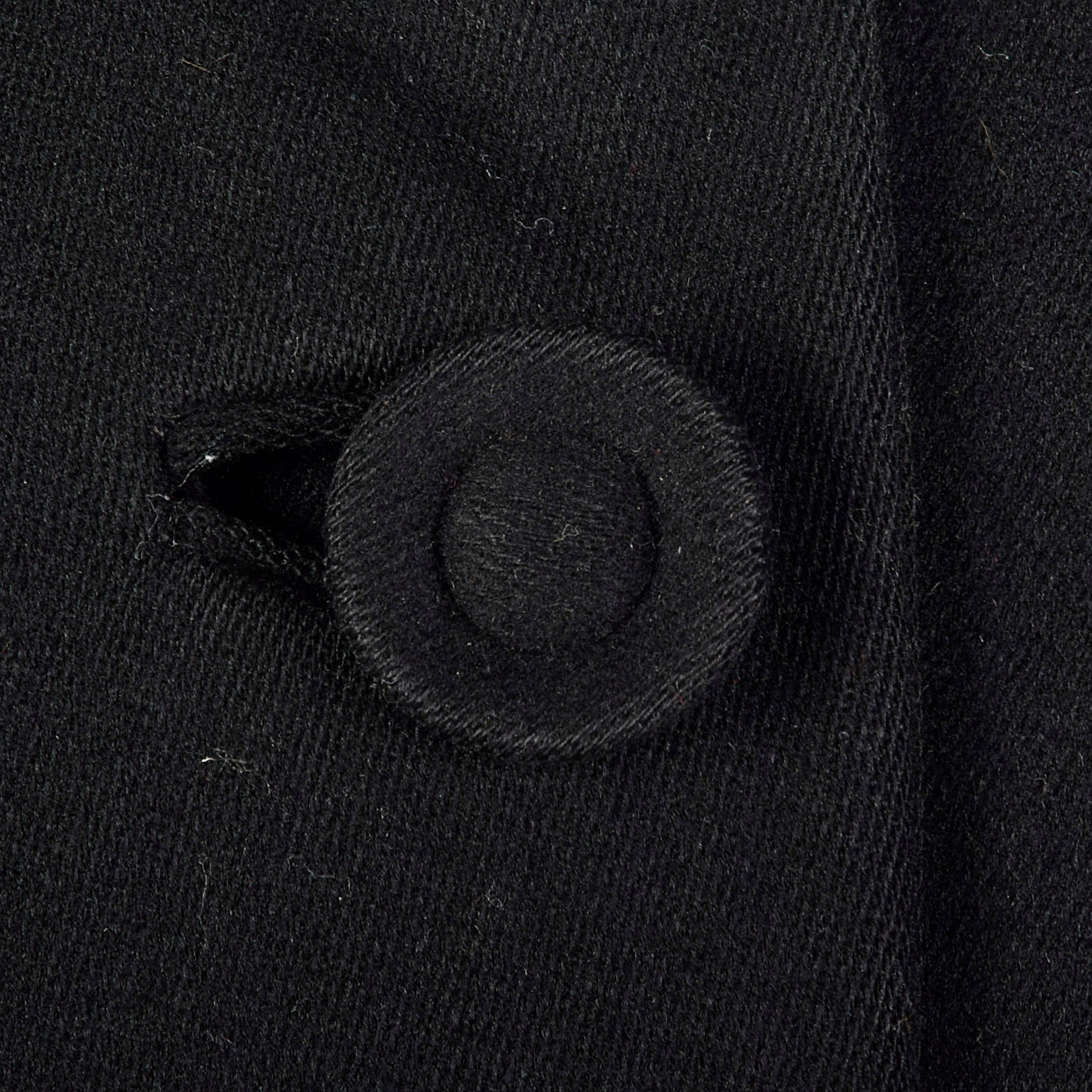 1940s Classic Black Princess Coat