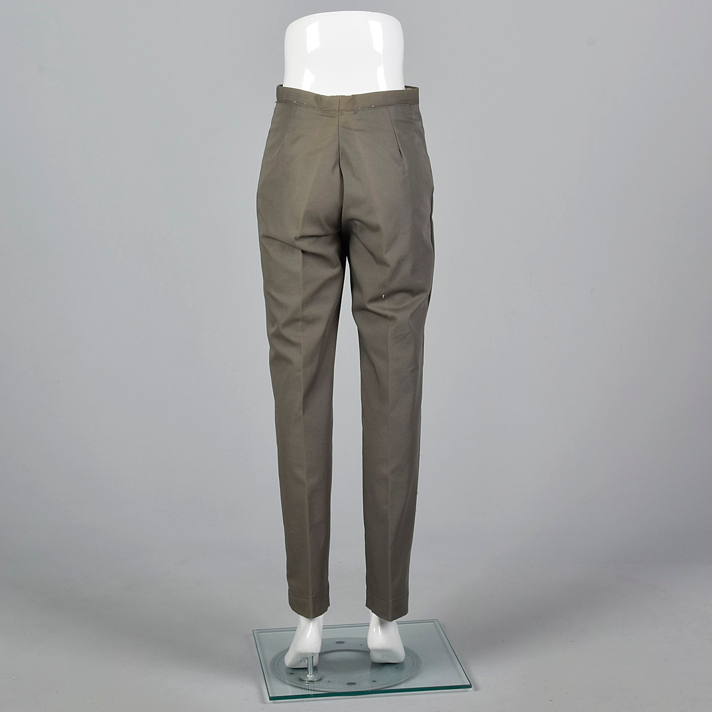 1960s Gray Sanforized Cotton Pants