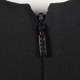 1990s Tom Ford for Gucci Black Shift Dress with Link Buttons